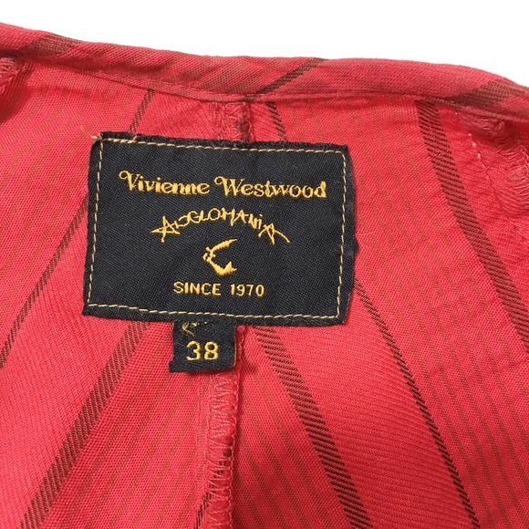 Vivienne Westwood | Anglomania Red Wrap Dress - Picture 6 of 8